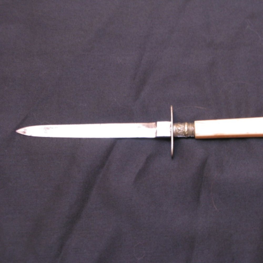 ANTIQUE DAGGER, HANCOCK CUTLERY LADIE'S GARTER DAGGER  SHEFFIELD STEEL - Picture 2 of 11